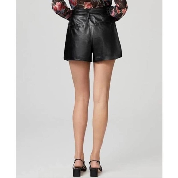 NWT PAIGE $199 Martini Faux Leather Short, size 10 - Picture 2 of 5